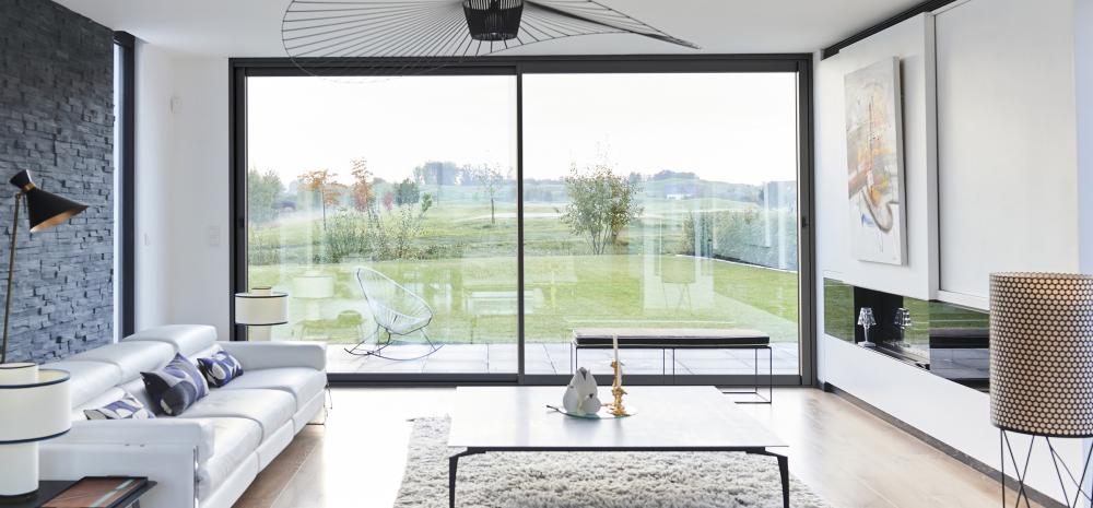Coulissant ALU Minimal Allure_2 vtx_teinte 7016G_finition Equilibre